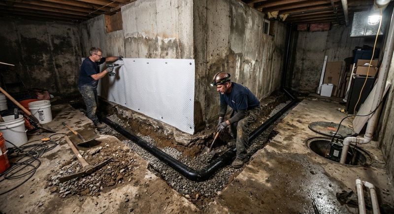 Basement Concrete Installation in Hoschton, GA