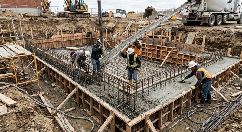 Basement Concrete Pouring in Cumming, GA