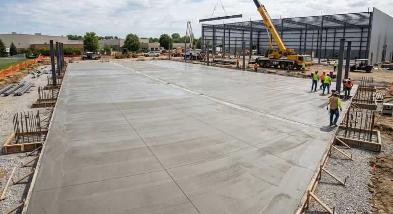 Commercial Slab Installation in Gainesville, GA
