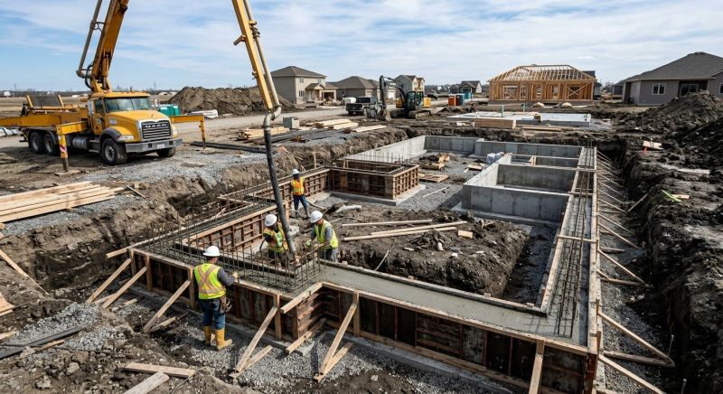 Concrete Foundation Installation in Cobb County, GA