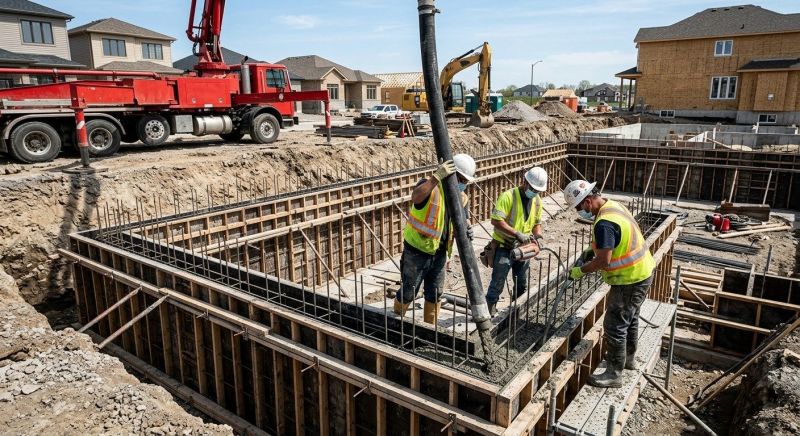 Foundation Wall Pouring in Cobb County, GA