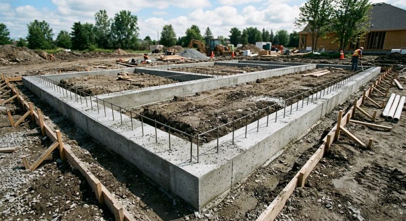 House Footing Construction in Cumming, GA